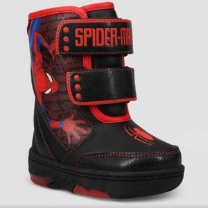 Spider-Man light up winter boots